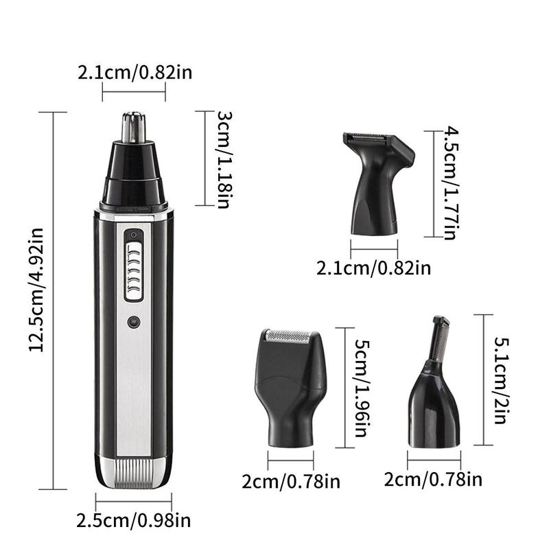 Product Introduction of 4 In 1 Electric Shaver, 1 Box USB Rechargeable Body Hair Removal Tool, Body Hair Trimmer, Multifunctional Body Hair Trimmer, Hair Removal Device, Personal Care Appliances for Women and Men 20