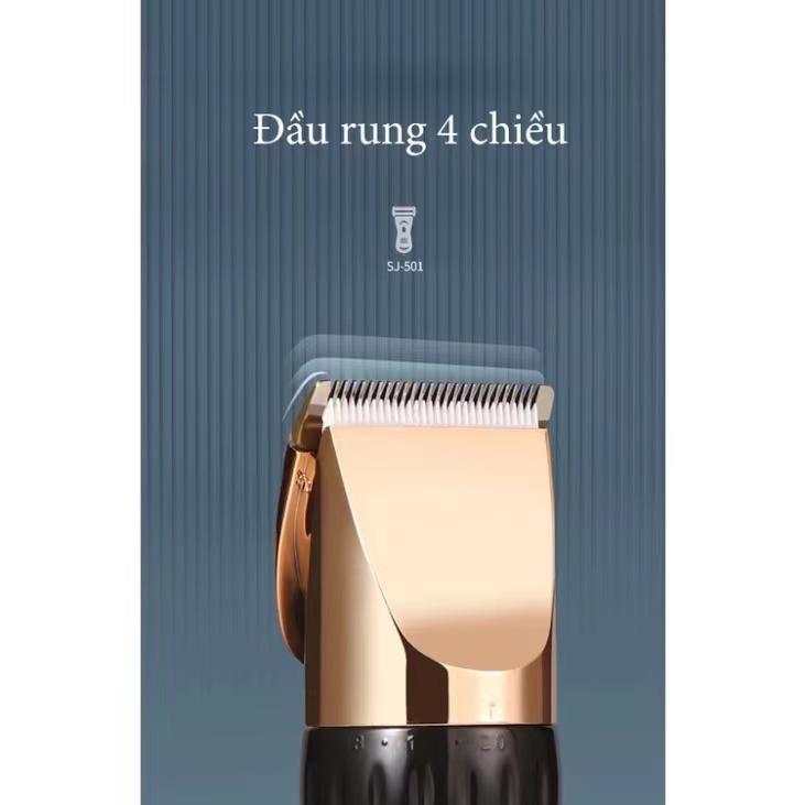 Tông Đơ Cắt Tóc LUCK Smile - Đầu Sạc USB - Tặng Kèm 9 Phụ Kiện - Giảm 50% 3