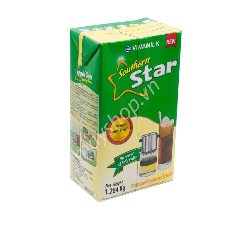  Sữa đặc Ngôi sao phương nam xanh lá  1,28kg  