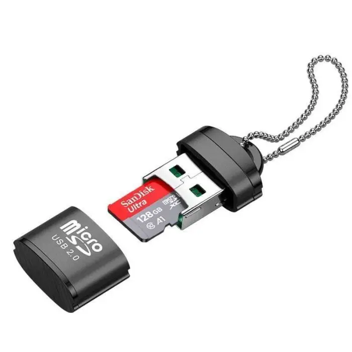 Card Reader USB 2.0 OTG Micro SD SDHC SDXC TF Card 480 Mbps