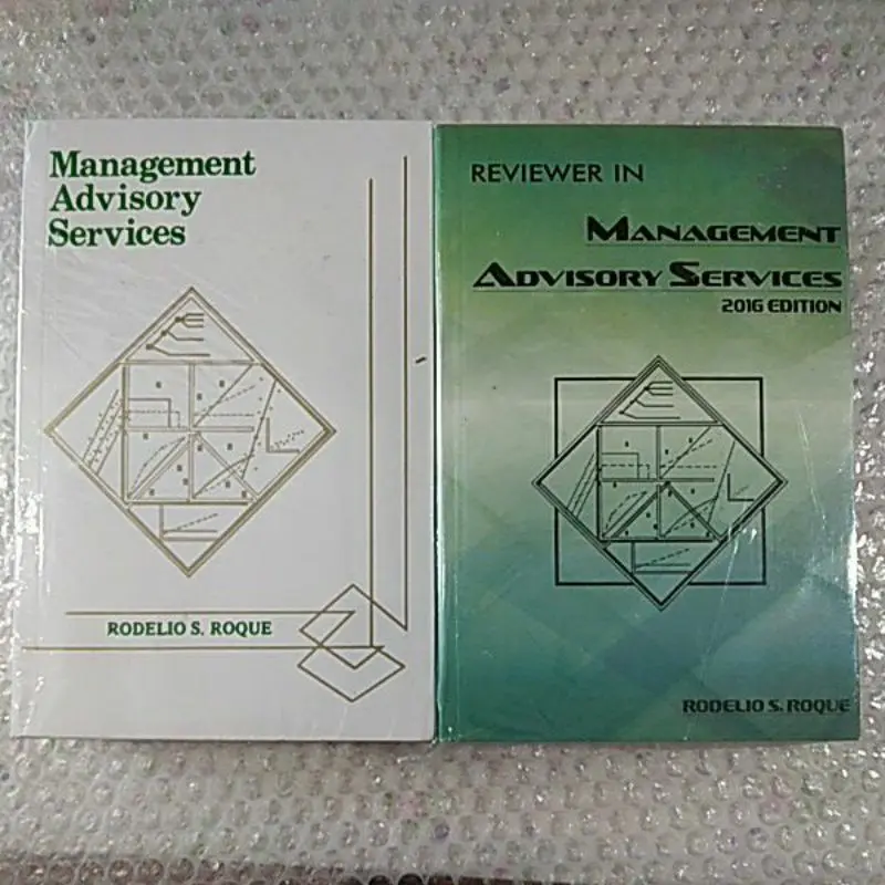 Management Advisory Services textbook/reviewer By Roque - TikTok Shop ...
