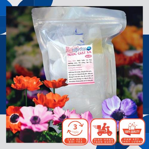 Bột Pha Nước Giặt 10l và 5l mua 20 lít tặng 1 chai xịt thơm quần áo 50ml thơm ngát hương hoa