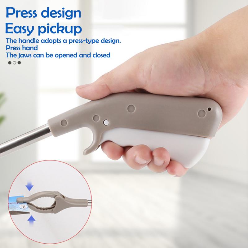 Kẹp Rác Có Thể Gập Lại SItamgrn, Grabber Rác Có Thể Gập Lại, Thiết Kế Tay Cầm Đẩy, Chuck Chống Trượt, Kẹp Rác Cầm Tay Để Xử Lý Chất Thải Dễ Dàng 4