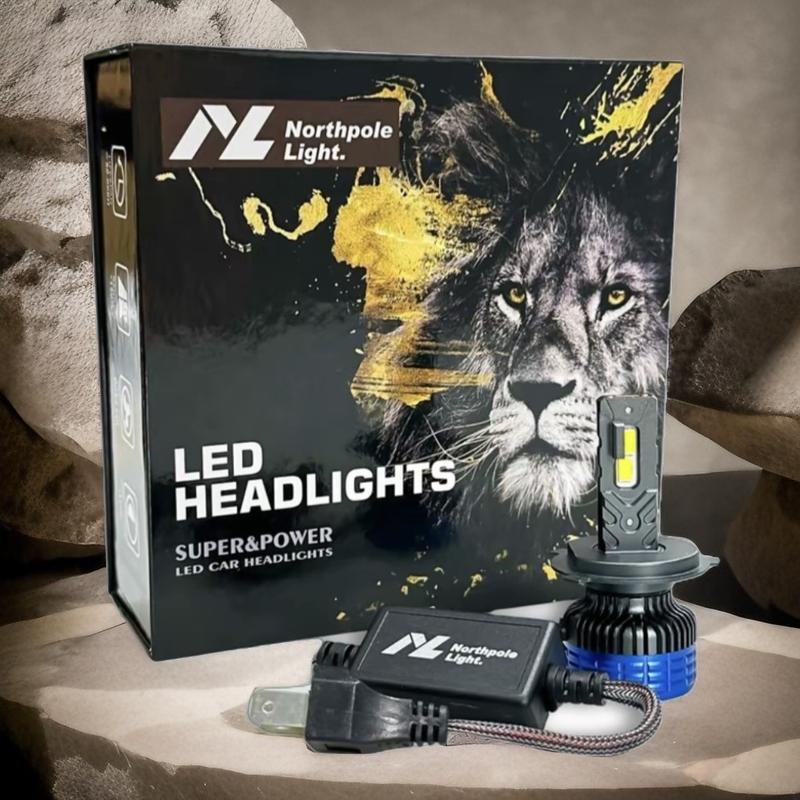 Dèn LED Pha N30 Sáng Trắng Gom Chiếu Xa DC:12- 24V  LẮP ÔTÔ,XE MÁY Chân H4, H7, H11, 9005, 9006 Đèn Pha Phụ Tùng