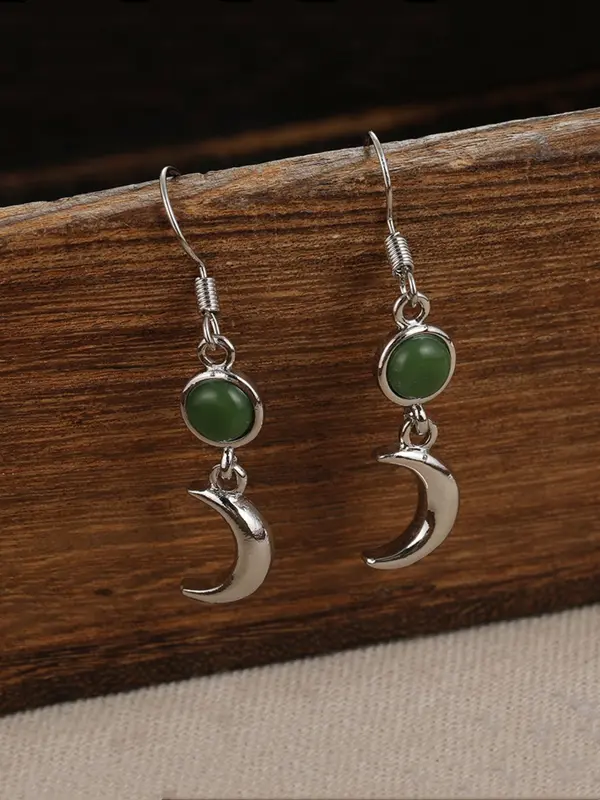 Fashion Moon & Star Design Dangle Earrings, Elegant Ear Jewelry for Women, Trendy All-match & Exquisite Jewelry for Gift 4