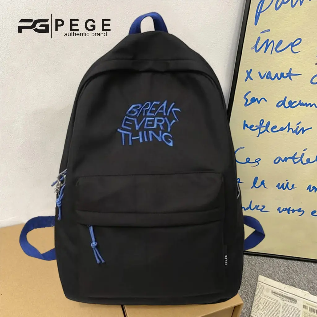PROMO Tas Ransel Laptop Sekolah Break Every Thing - Tas Bagpack PEGE Felix - PG RCE 06 GRATIS ONGKIR