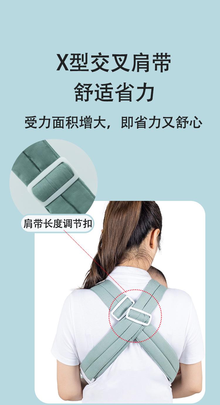 Product Introduction of in Stock Baby Strap for Going out Baby Hold Strap in Stock Baby Strap for Going out Baby Hold Strap for Baby Front Holding Newborn Baby Going out Simple Four Seasons Piggyback Labor-Saving Baby Hold Artifact Free Hands 3