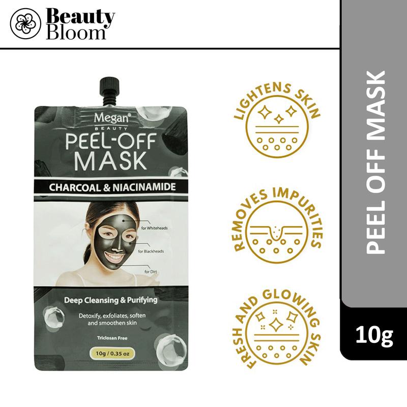 Megan Peel Off Mask 10g - Charcoal & Niacinamide - TikTok Shop Philippines