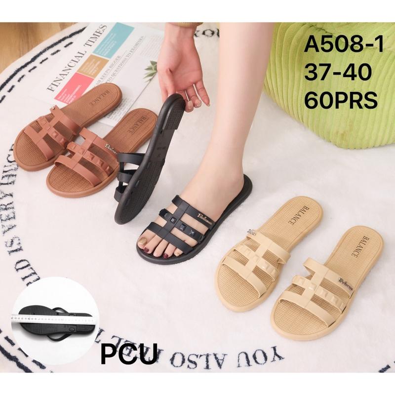 Sandal Flat Wanita Jelly Import Kekinian MJ-A508-1 1