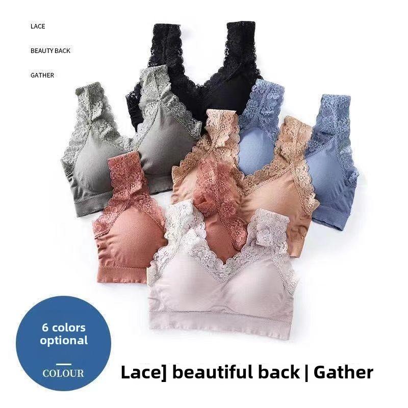 40kg-90kg Curve-Friendly Lace Bra - Sexy Back-Smoothing Tank with Wire-Free Contoured Lift, Breathable Mesh for Tropical Daily & Festival Glam 8