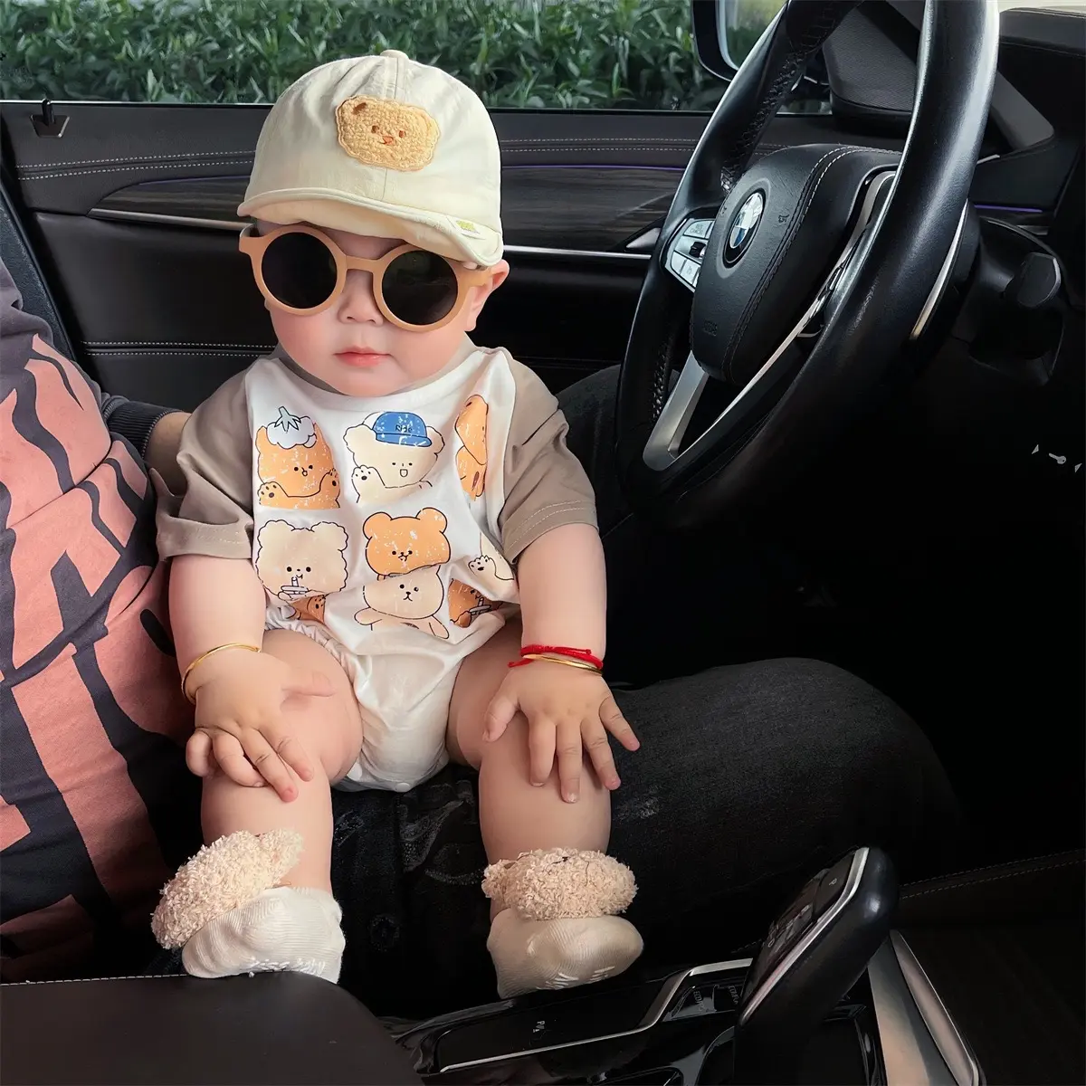 [Hàng QC] Body hoạ tiết nhiều gấu cho bé chất cotton đẹp