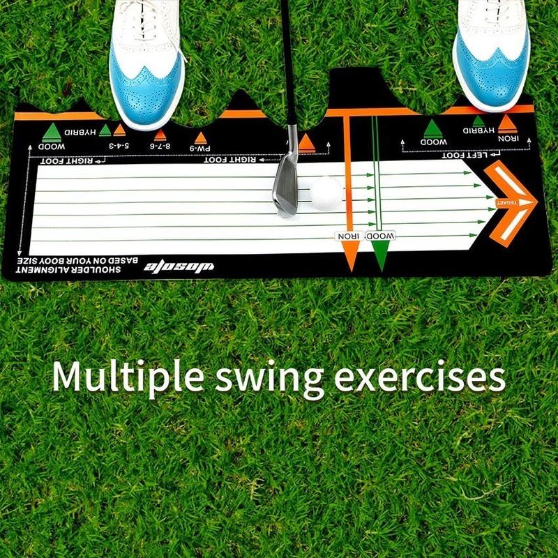 Product Introduction of Driving Golf Mat / Karpet Panduan Swing Practice Posture Assist Stance Mat 1