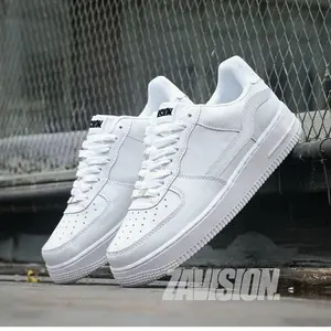 Sepatu pria wanita sneakers kasual full putih original Z-06 size 37-44 Casual Olahraga Kerja Shoes