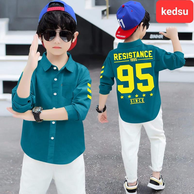 hem kids 310 kemeja anak laki laki usia 5-12th cod 6