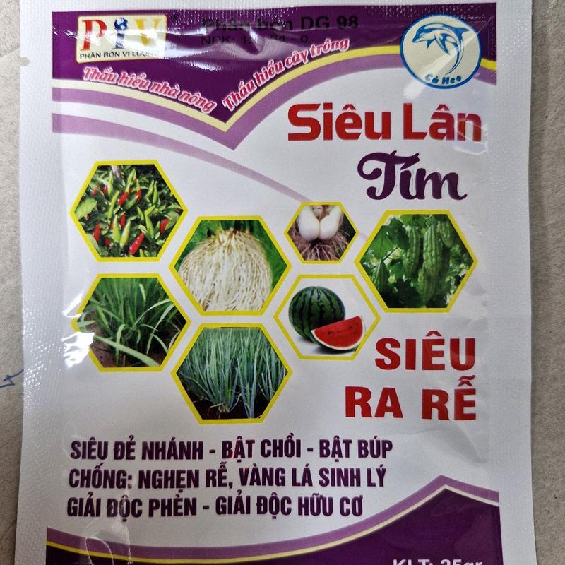 Siêu lân tím 12 - 64 - 0 siêu ra rễ, đẻ nhánh, bật chồi, bật búp 3