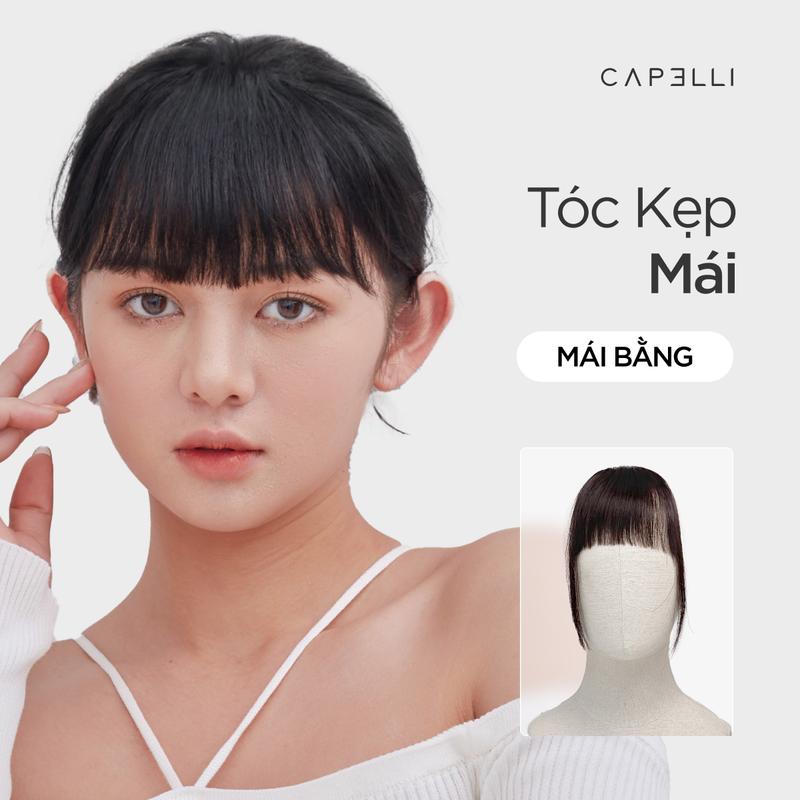 Tóc Kẹp Mái Bằng CAPELLI Dệt Thủ Công Từ Tóc Thật