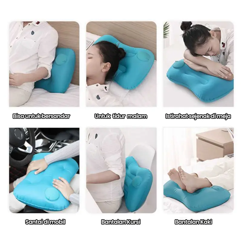 XINYUE Bantal Angin Pompa Otomatis Untuk Traveling Camping Portabel Praktis Portable 4