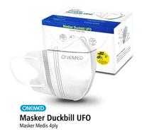 Gambar MASKER DUCKBILL UFO ONEMED 4 PLY MASKER MEDIS 3D MEDICAL ONLINE dari MEDICAL ONLINE_NEW Kota Tangerang 2 Tokopedia