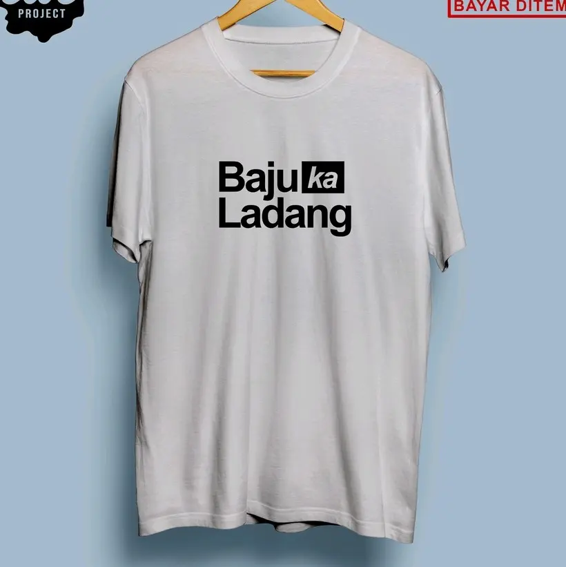 Baju Kaos Distro Tshirt Kata Kata Minang BAJU KA LADANG Laris
