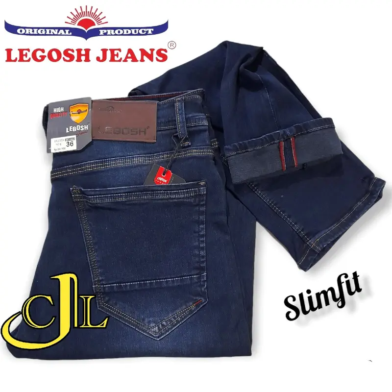 celana slimfit pria original legosh stret/ melar bahan shof jeans tebal  Skinny Pensil 0