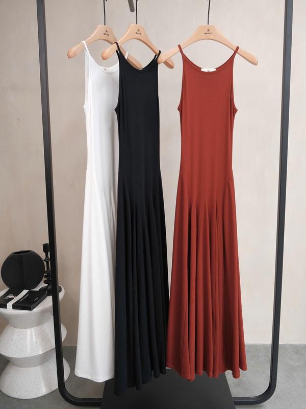 Đầm cổ yếm dáng dài BASIC PHOEBE DRESS 7