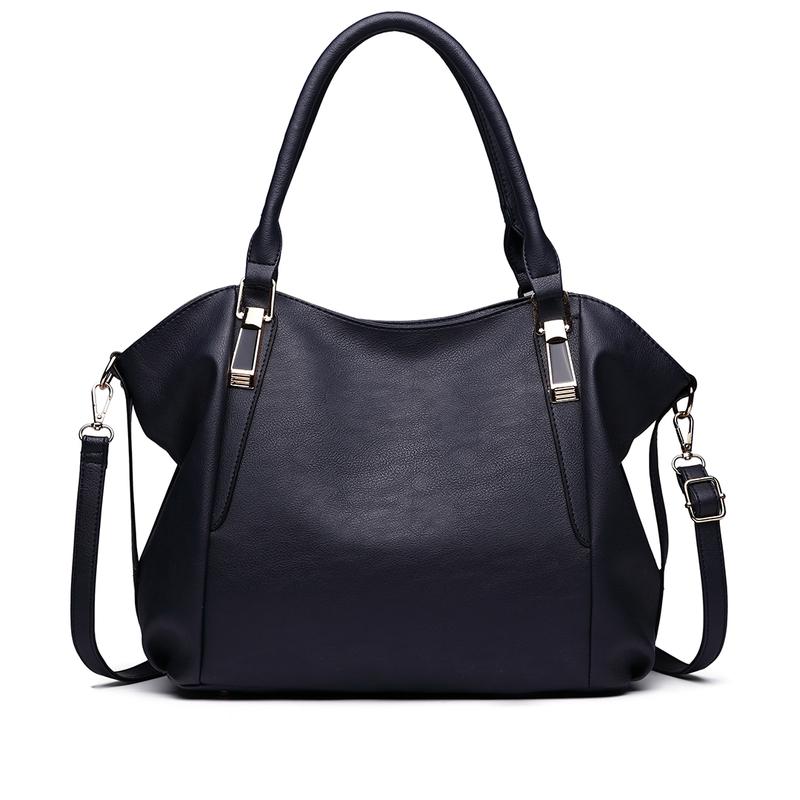 MISS LULU Soft Leather Elegant Simple Shoulder Bag 5