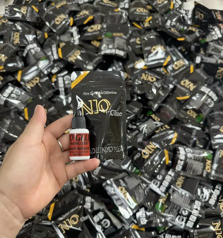 Keo Nối Mi Không Cay_Keo Nio Tự Nối Chai 5ml_ Keo Học Nối_Keo Dành Cho Người Tự Nối Tại Nhà_Keo Dán Mi Không Cay_Keo Dính Mi Khô Chậm mi giả 6