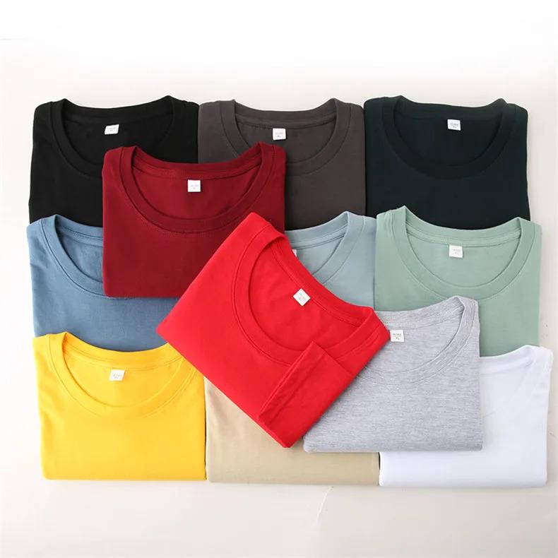 Product Introduction of Long Sleeves T-Shirts Men 100% Cotton Tee Tops Male Autumn Basic Plain Color Tshirts Women Normal Fit Size M-5XL Under Wear Man 5