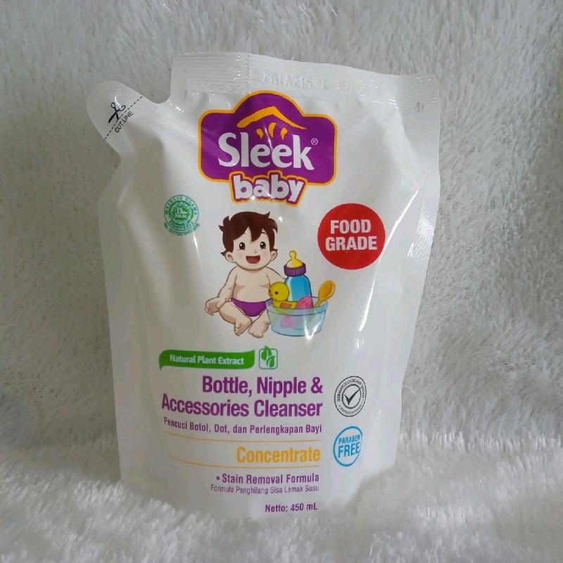 Sleek baby Bottle, Nipple & Accessories Cleanser Refill 450ml | 900ml 3