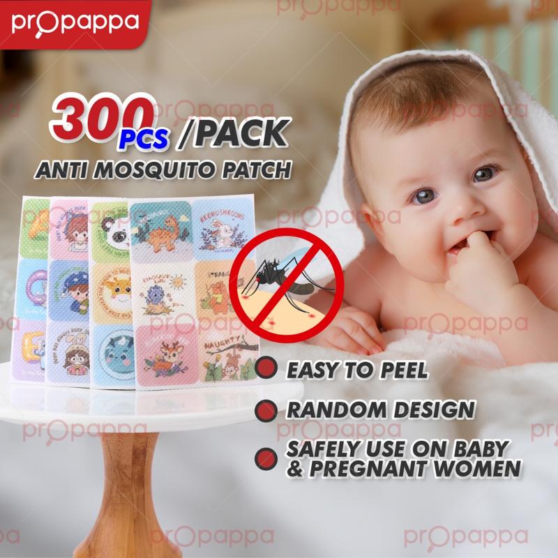 Propappa -   300Pcs Anti Mosquito Patch Essential Oil Cartoon Mosquito Repellant Sticker, Ubat Nyamuk 0