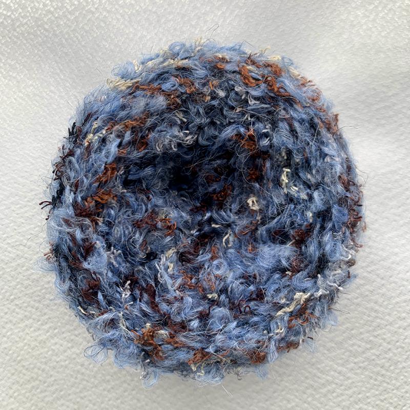 Product Introduction of 50g/Roll Colorful Fluffy Hand Knitting Yarn DIY Sweater Scarf Hat Loop Yarn Crochet Thread Sewing Accessories 31