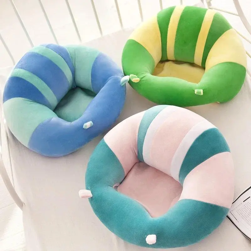 Infant Kids Baby Support Seat Sit Up Soft Chair Cushion Sofa Plush Pillow Toy Animal Sofa Seat Pad Activity Center