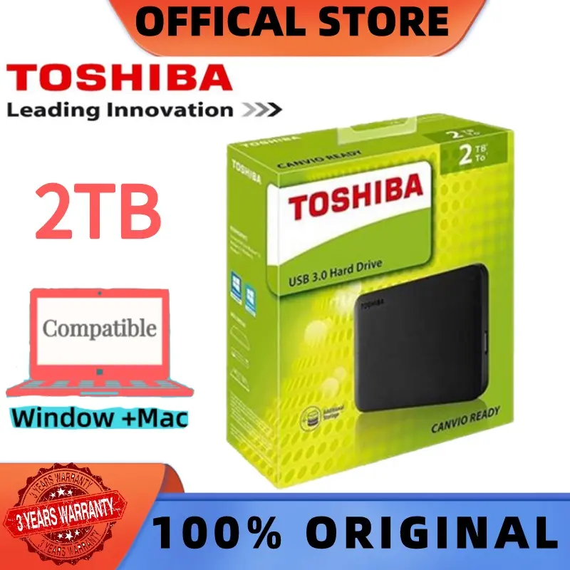 cod 【Local Shop】2TB 1TB External Hard Drives USB 3.0 External Hard Disk PORTABLE Hard drivecod