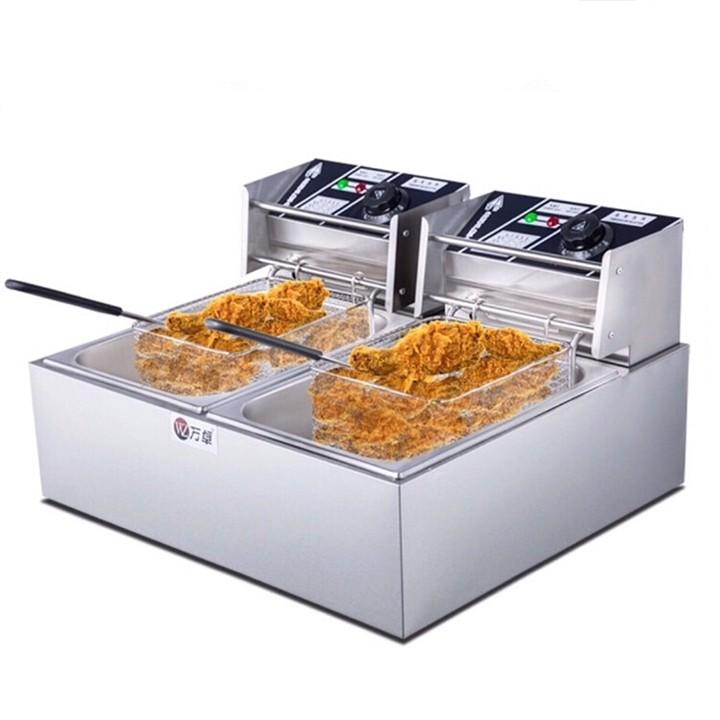 Bếp chiên nhúng , bếp chiên nhúng điện đôi 12L 5