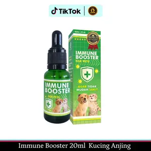 Vitamin Imun Kucing Anjing Menjaga Stamina Anti Virus Stress Immune Booster Tetes 20 ML peningkat imun satu barang