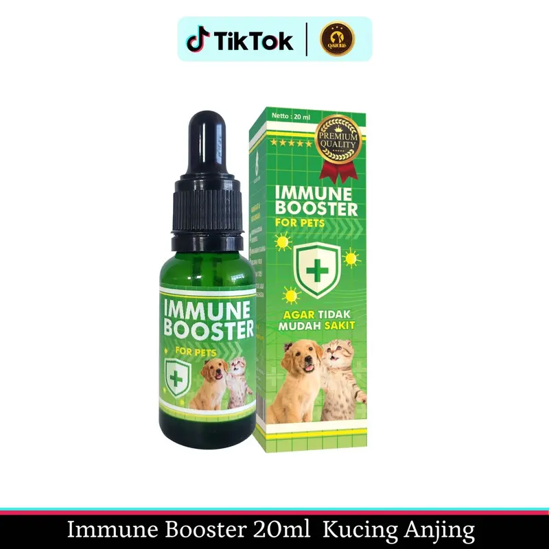 Vitamin Imun Kucing Anjing Menjaga Stamina Anti Virus Stress Immune Booster Tetes 20 ML peningkat imun satu barang 0