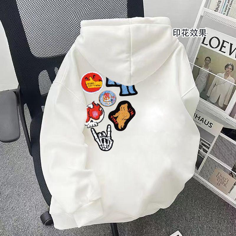Product Introduction of Áo Hoodie Phong Cách Đường Phố Cho Nam, Phong Cách Năm Mới, In Chữ Mỹ Lót Lông Cừu, Dày Dặn, Dáng Rộng Vừa Vặn, Áo Phong Cách Ins, Dành Cho Nữ 17