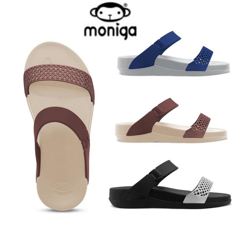  Dép Thái Lan nữ cao su đế cao  moniga 7.2 DéP Hoa Shoes GiàY 
