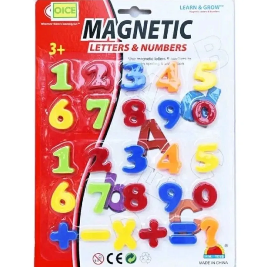 alfabet dan angka magnet / huruf magnet / numerik magnet / magnetic letters & Numbers