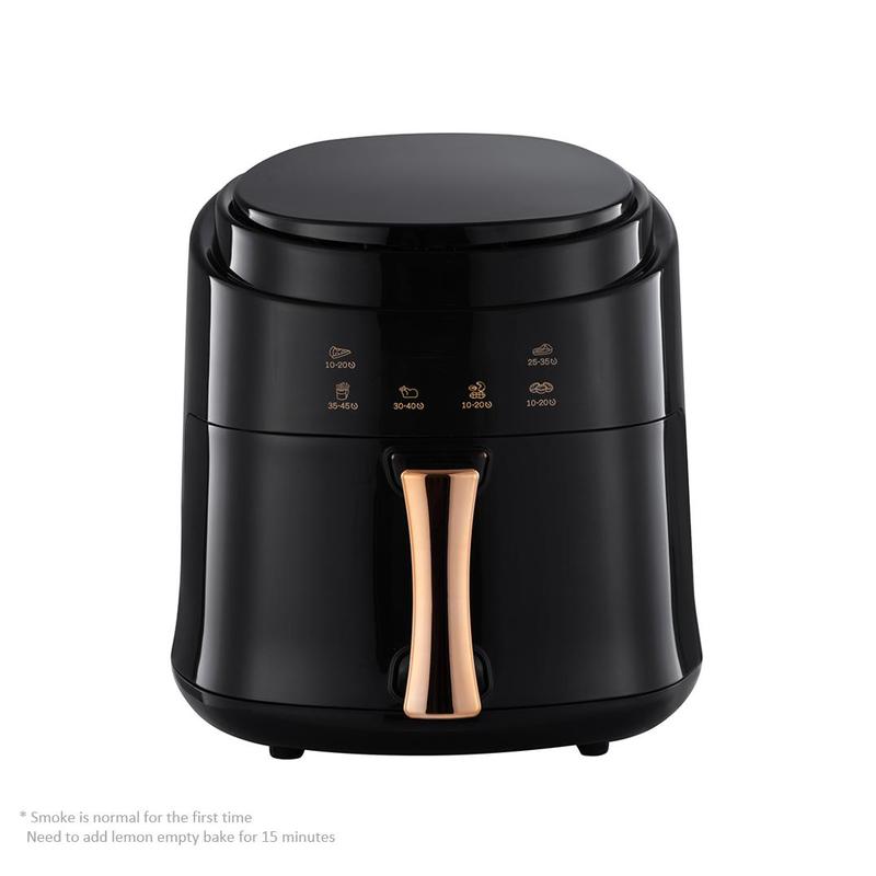 1400W 5L Large Capacity Digital Air Fryer, 1 Piece Multifunctional 360 Degree Rotating Air Fryer, Household Kitchen Appliances For Daily Use, Kitchen Accessories, Smart Air Fryer, Stocking Fillers Gift 0