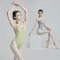 Product Introduction of Women Ballet Leotard Soft Milk Silk Mesh Gymnastics Leotard Ballet Professional Costume Adulto Wing Collar Bodysuit Swimwear 1