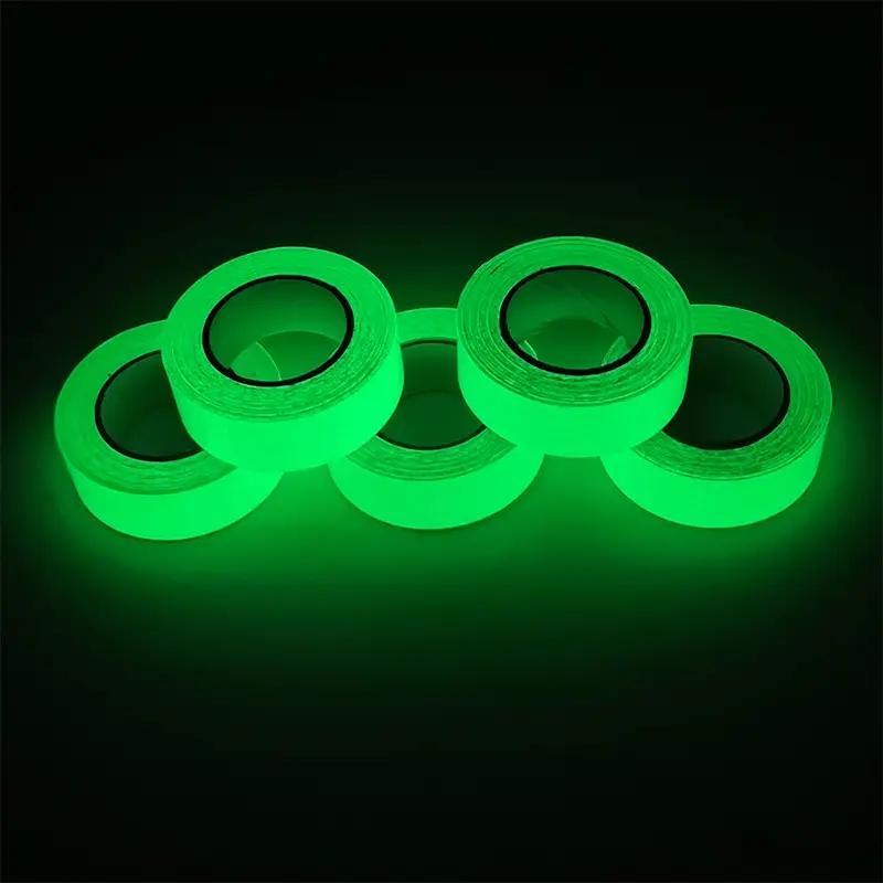 Glow in the Dark Fishing Tape, 2 Counts Fluorescent Green Fishing Tape, Outdoor Fishing Accessories for Night Fishing 3