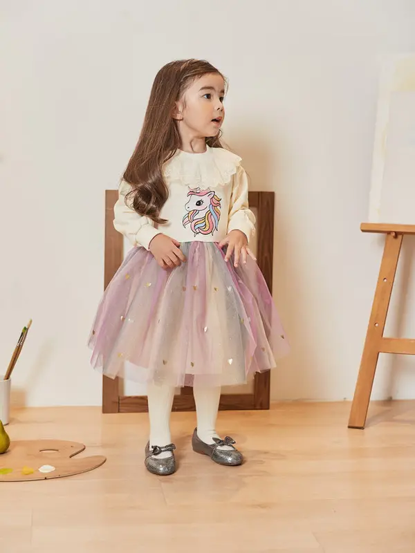 [363265] - Dress Fashion Trend Anak Perempuan - Motif Love Unicorn 5