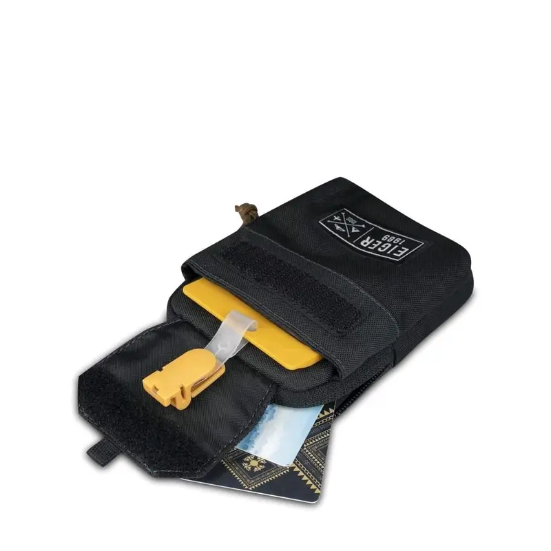 TAS POUCH EIGER X-CARD ORIGINAL WALLET - BLACK Kartu Dompet Hitam 4
