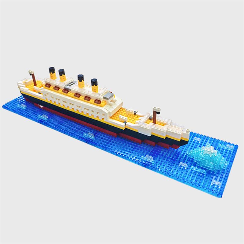 Product Introduction of Titanic Building Block Set Toy For Kids Historical Film Boat Micro Mini Ship Desktop ornament DIY Gifts For Adults Boys 0