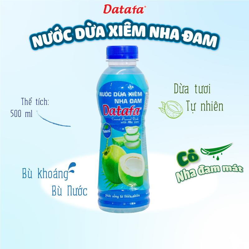 NƯỚC DỪA XIÊM NHA ĐAM - Thùng 24 chai 500ml