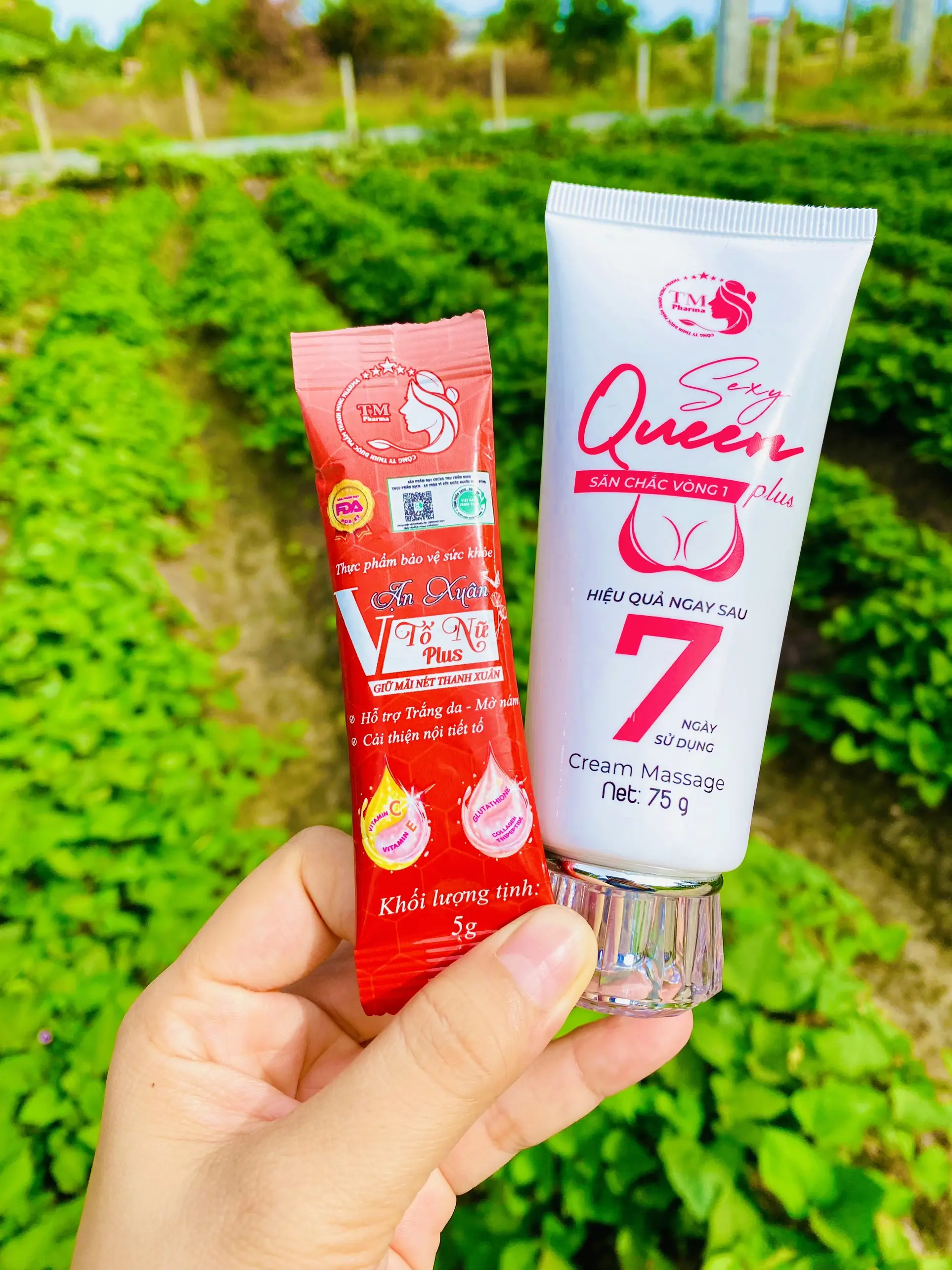 [1 Combo] Trà + Kem siêu nâng V1-3 Nữ Dưỡng Da Body Làm Đẹp Da Women Dưỡng Body