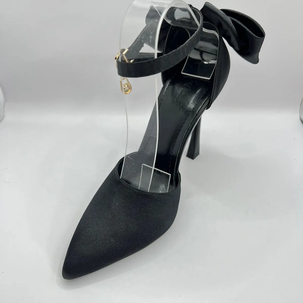 N47 Giày cao gót 10p 9p 7p mũi nhọn Nơ lụa- khoá cài giọt lệ-gót nhọn Nữ Shoes Guốc ( lùi 1sz) muốn mua 10p note đơn ( gót 10p) Women