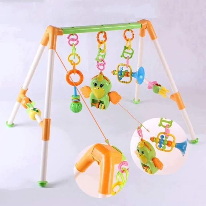 Kệ Vẹt Chữ A Phát Nhạc Cho Bé Yêu , Kệ Chữ A Kệ Nhạc Cho Bé Sơ Sinh Có Lúc Lắc Có Kèn Đồ Chơi