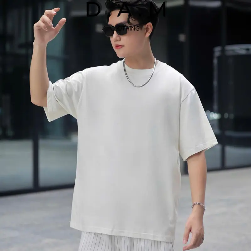 áo thun trơn Cotton 280GSM Premium form OVERSIZE " TRƠN FULL MÀU " - D.A.M Clothing Nam Menswear 1